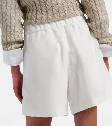 Brunello Cucinelli High-rise Bermuda shorts | Thumbnail 5 Brunello Cucinelli High-rise Bermuda shorts | Thumbnail 5