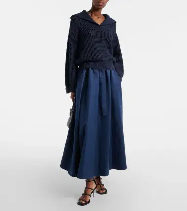 Brunello Cucinelli Cotton-blend polo sweater | Thumbnail 5