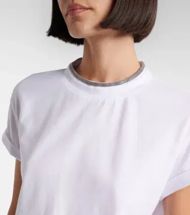 Brunello Cucinelli Cotton-blend T-shirt | Thumbnail 3