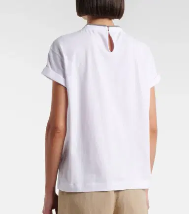 Brunello Cucinelli Cotton-blend T-shirt | Thumbnail 5