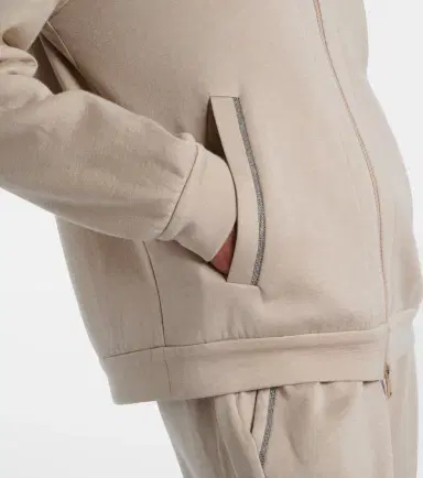 Brunello Cucinelli Monili cotton and silk-blend hoodie | Thumbnail 5 Brunello Cucinelli Monili cotton and silk-blend hoodie | Thumbnail 5