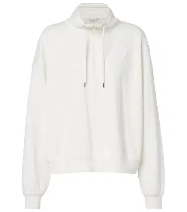 Brunello Cucinelli Cotton-blend zip-up sweatshirt | Thumbnail 1