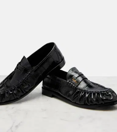 Saint Laurent Eel leather penny loafers | Thumbnail 2