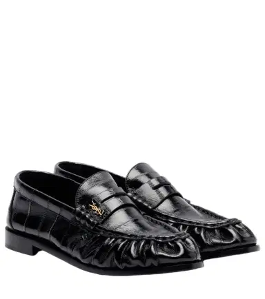 Saint Laurent Eel leather penny loafers | Thumbnail 1