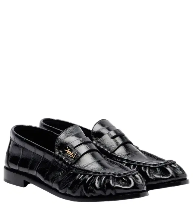 Saint Laurent Eel leather penny loafers