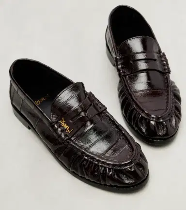 Saint Laurent Eel leather penny loafers | Thumbnail 2