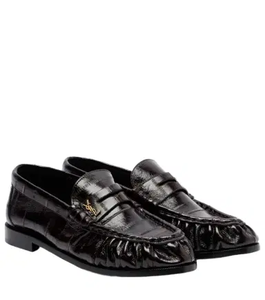 Saint Laurent Eel leather penny loafers | Thumbnail 1