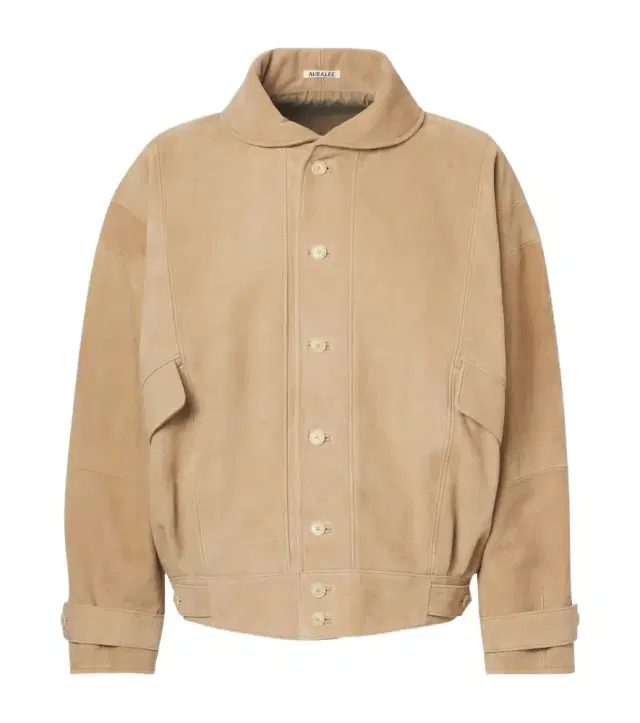Suede blouson jacket