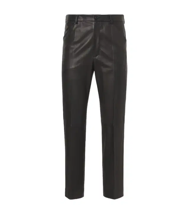 Auralee Leather straight pants