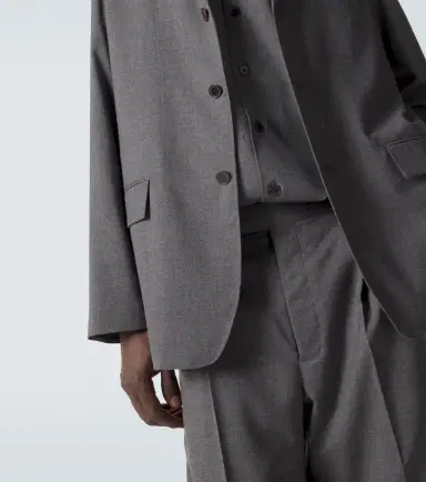 Auralee Cashmere poplin blazer | Thumbnail 6