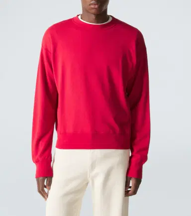 Auralee Cotton, wool and silk sweatshirt | Thumbnail 3