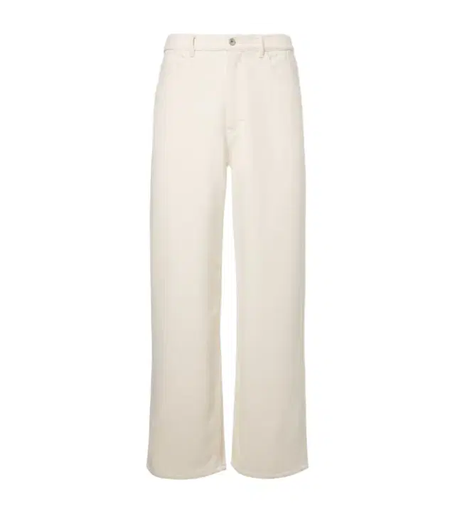 Auralee ilk denim wide-leg pants