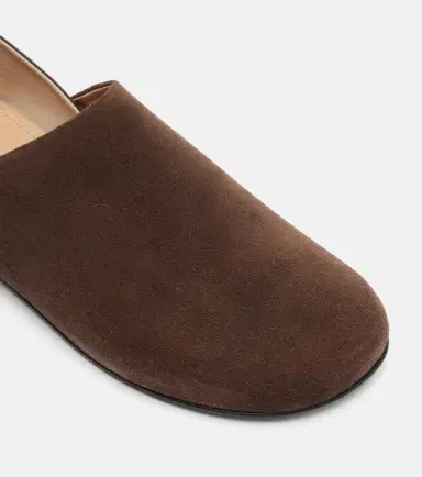 JW Anderson Leather-trimmed suede slip-on shoes | Thumbnail 3 JW Anderson Leather-trimmed suede slip-on shoes | Thumbnail 3