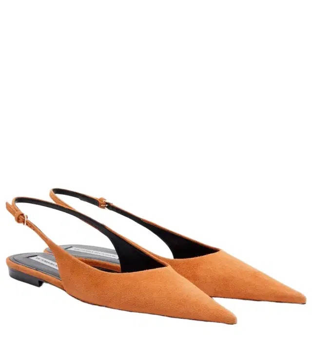 Victoria Beckham Suede slingback flats