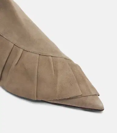 JW Anderson Ruffled suede ankle boots | Thumbnail 3 JW Anderson Ruffled suede ankle boots | Thumbnail 3