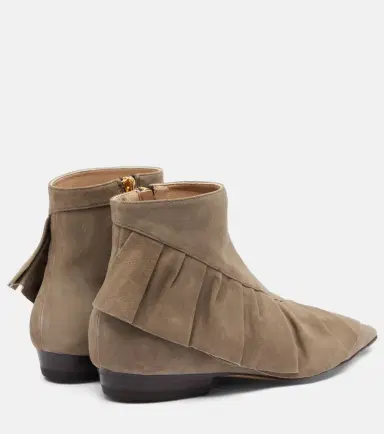 JW Anderson Ruffled suede ankle boots | Thumbnail 4 JW Anderson Ruffled suede ankle boots | Thumbnail 4