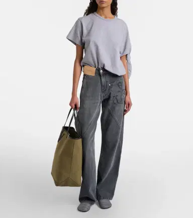 JW Anderson Leather-trimmed slip-on shoes | Thumbnail 5 JW Anderson Leather-trimmed slip-on shoes | Thumbnail 5