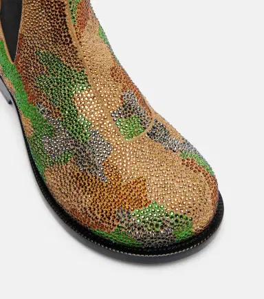 JW Anderson Camouflage embellished suede Chelsea boots | Thumbnail 2