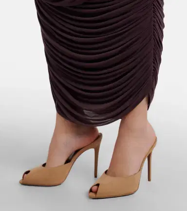 Paris Texas Vera 105 suede mules | Thumbnail 6
