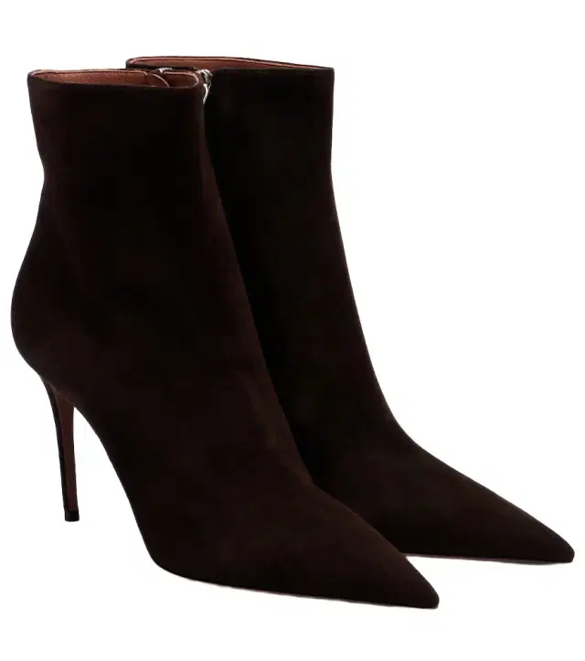 Paris Texas Vera 85 suede ankle boots