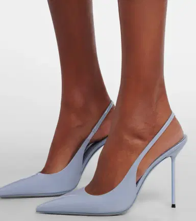 Paris Texas Lidia 105 patent leather slingback pumps | Thumbnail 5