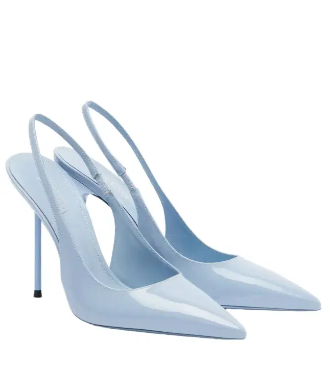 Lidia 105 patent leather slingback pumps