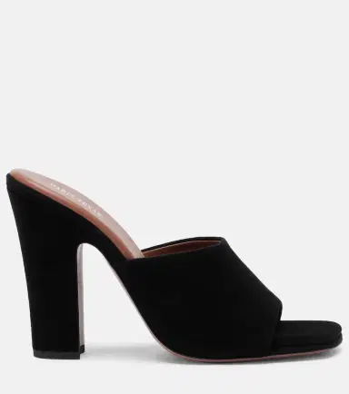 Paris Texas Ava suede mules | Thumbnail 4 Paris Texas Ava suede mules | Thumbnail 4