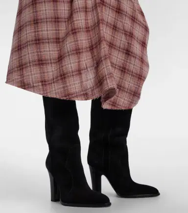 Paris Texas Lavinia suede knee-high boots | Thumbnail 6