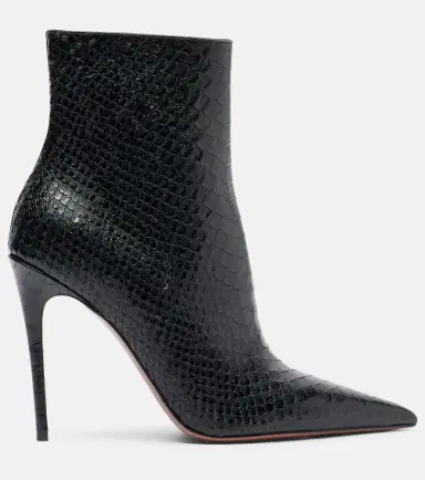 Paris Texas Vera 105 snake-effect leather ankle boots | Thumbnail 3