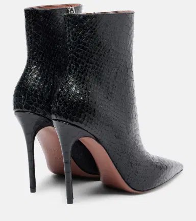 Paris Texas Vera 105 snake-effect leather ankle boots | Thumbnail 4