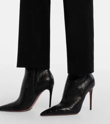 Paris Texas Vera 105 snake-effect leather ankle boots | Thumbnail 6