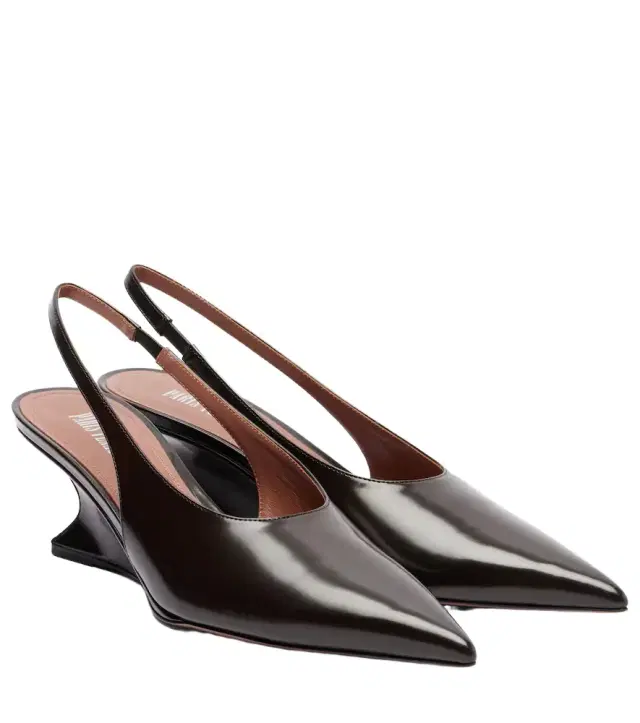 Paris Texas Nina leather slingback pumps