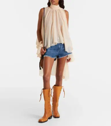 Paris Texas Roxanne leather knee-high boots | Thumbnail 5