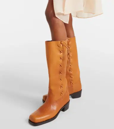 Paris Texas Roxanne leather knee-high boots | Thumbnail 6