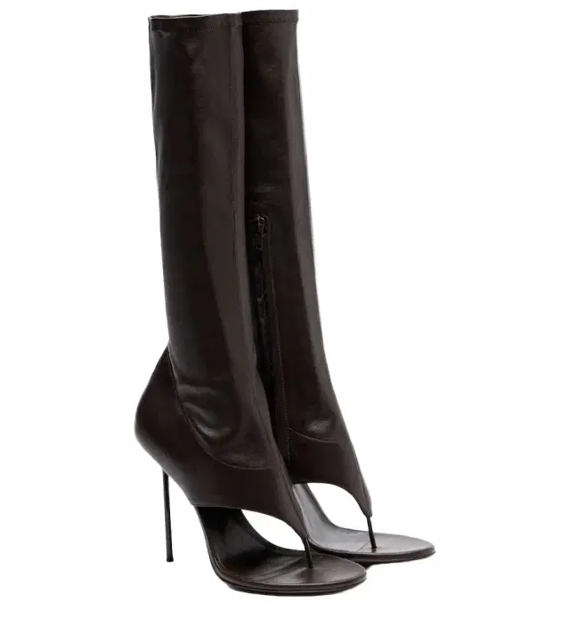 Lidia 105 leather knee-high boots
