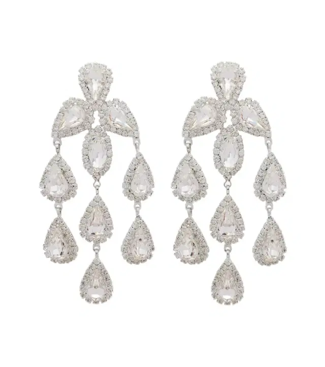 Magda Butrym Crystal-embellished drop earrings