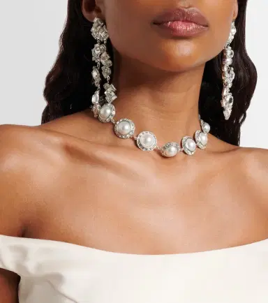 Magda Butrym Crystal-embellished drop earrings | Thumbnail 5