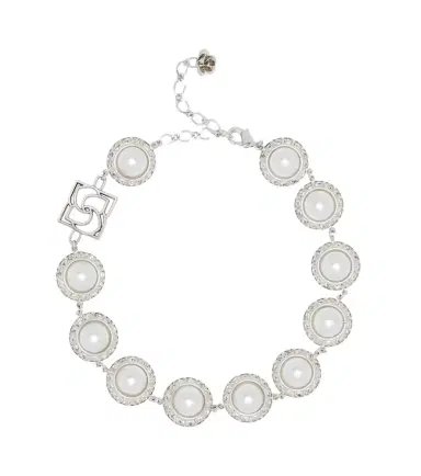Magda Butrym Crystal-embellished faux pearl choker | Thumbnail 1