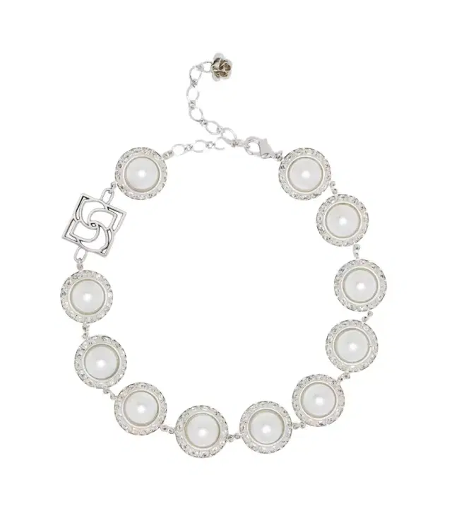Magda Butrym Crystal-embellished faux pearl choker