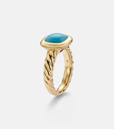 David Yurman DY Mercer 18kt gold ring with turquoise | Thumbnail 2 David Yurman DY Mercer 18kt gold ring with turquoise | Thumbnail 2