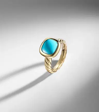 David Yurman DY Mercer 18kt gold ring with turquoise | Thumbnail 5 David Yurman DY Mercer 18kt gold ring with turquoise | Thumbnail 5