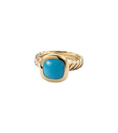 David Yurman DY Mercer 18kt gold ring with turquoise | Thumbnail 1 David Yurman DY Mercer 18kt gold ring with turquoise | Thumbnail 1