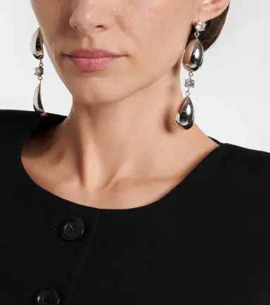 Magda Butrym Crystal-embellished drop earrings | Thumbnail 5