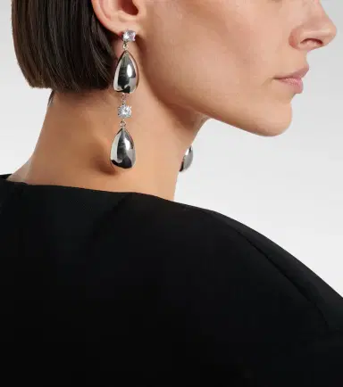 Magda Butrym Crystal-embellished drop earrings | Thumbnail 6