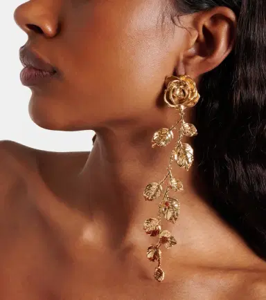 Magda Butrym Floral gold-plated drop earrings | Thumbnail 5
