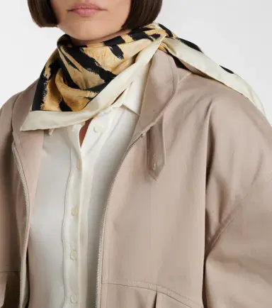 Magda Butrym Printed silk scarf | Thumbnail 4
