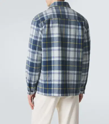 dunhill Plaid cashmere overshirt | Thumbnail 3 dunhill Plaid cashmere overshirt | Thumbnail 3
