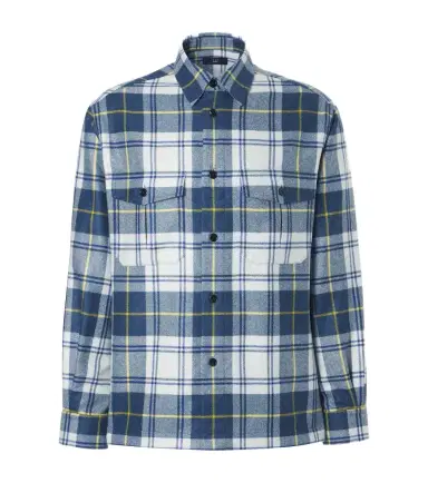 dunhill Plaid cashmere overshirt | Thumbnail 1 dunhill Plaid cashmere overshirt | Thumbnail 1