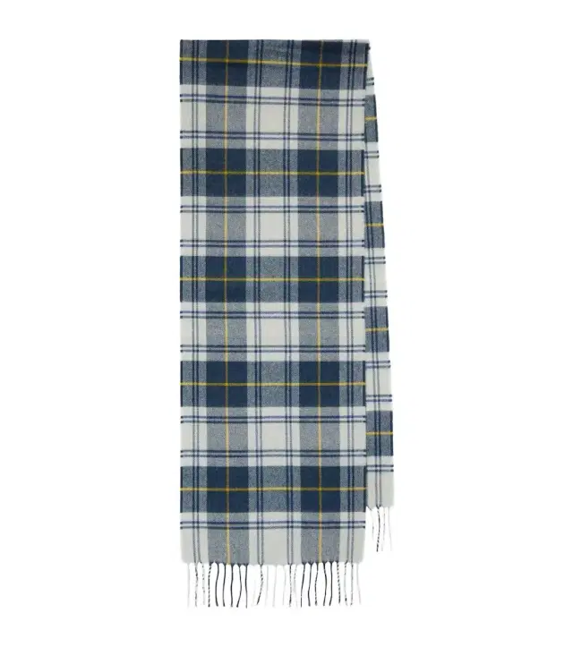 Dunhill Tartan cashmere scarf