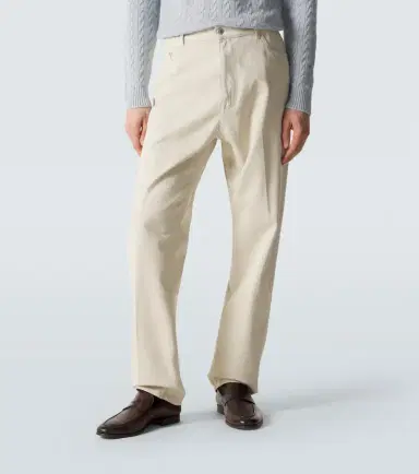 dunhill Cotton straight pants | Thumbnail 4 dunhill Cotton straight pants | Thumbnail 4